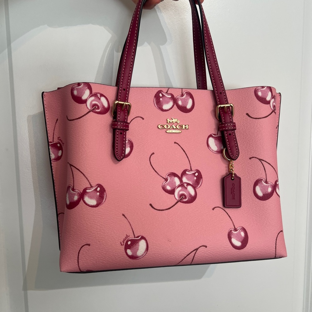 Coach Pink Cherry Print Women's Bag